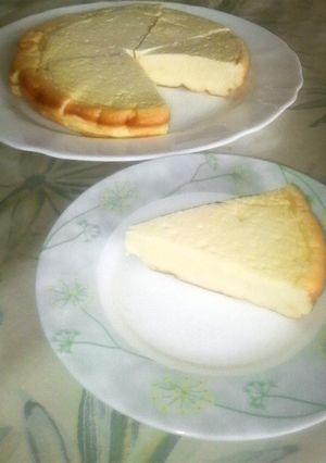 ★幸せ色のﾖｰｸﾞﾙﾄﾁｰｽﾞｹｰｷ-レシピのメイン写真