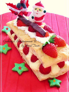 ☃Xmas ✰* ☆ クリスマス・ミルフィーユ ☆*✰-レシピのメイン写真