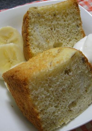 ホットケーキMixで簡単バナナシフォン♪-レシピのメイン写真