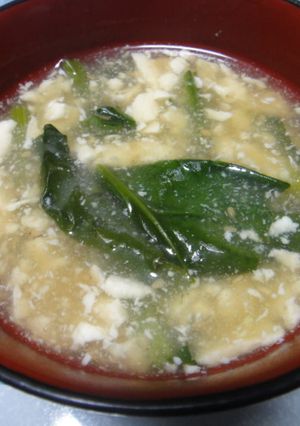 豆腐とほうれん草のとろとろスープ★-レシピのメイン写真