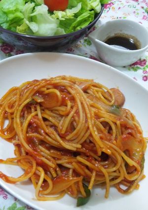 しろさんのナポリタン♪-レシピのメイン写真