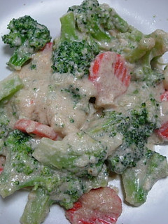 温野菜の酒粕めんたいクリーム和え-レシピのメイン写真