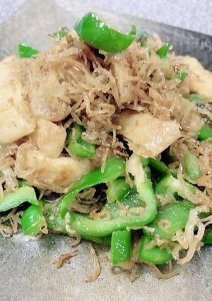 簡単でお手軽!ちりめんじゃこピーマン-レシピのメイン写真