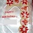 お誕生日数字フルーツクッキー