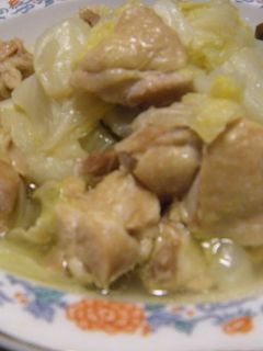 簡単とろとろ~♪シンプル白菜の水炊き-レシピのメイン写真