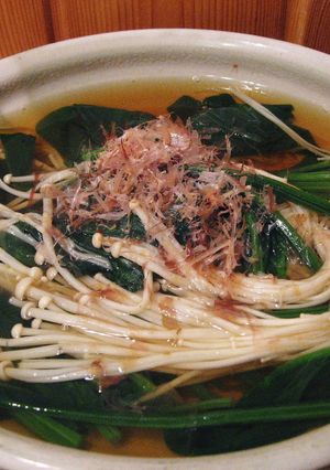 ホウレン草とえのきのつるっと煮浸し-レシピのメイン写真