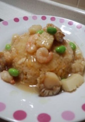 海鮮あんかけチャーハン-レシピのメイン写真