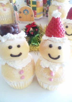 クリスマスにやって来る可愛いスノーマン-レシピのメイン写真