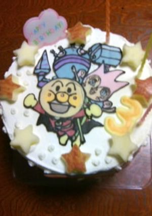 アンパンマンバースデーケーキ-レシピのメイン写真