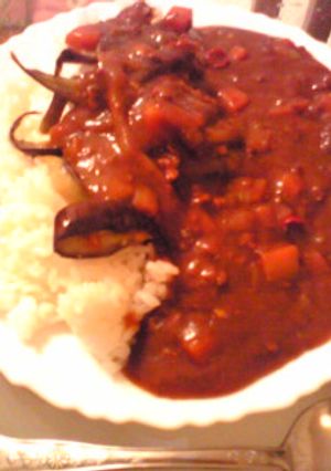 忙しい時こそ!ひき肉の茄子カレー-レシピのメイン写真