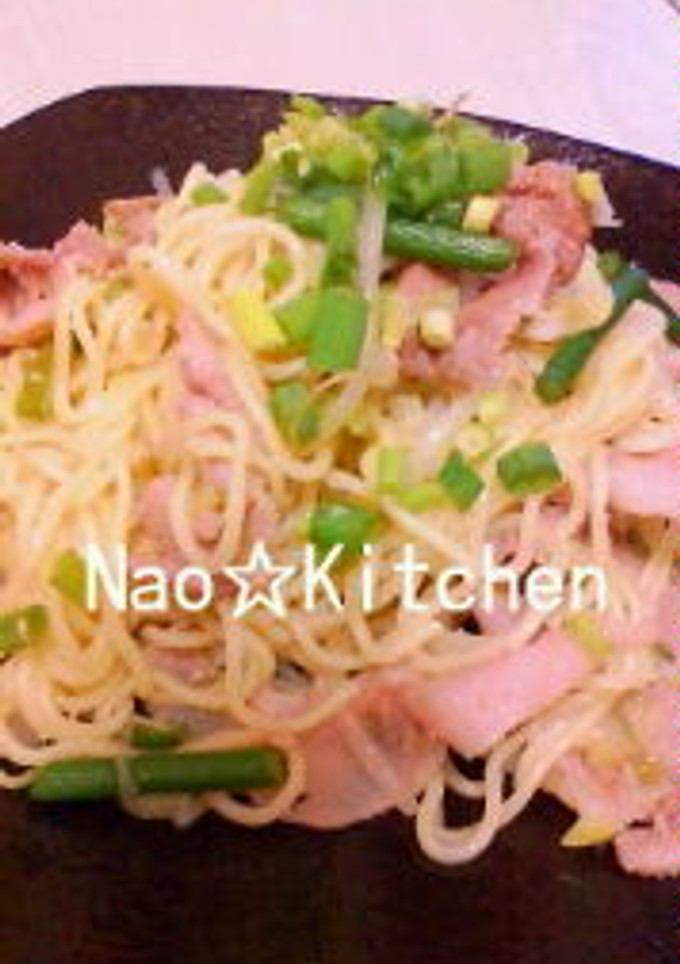 絶品!!早ウマ!!うちのねぎ塩焼きそば☆-レシピのメイン写真