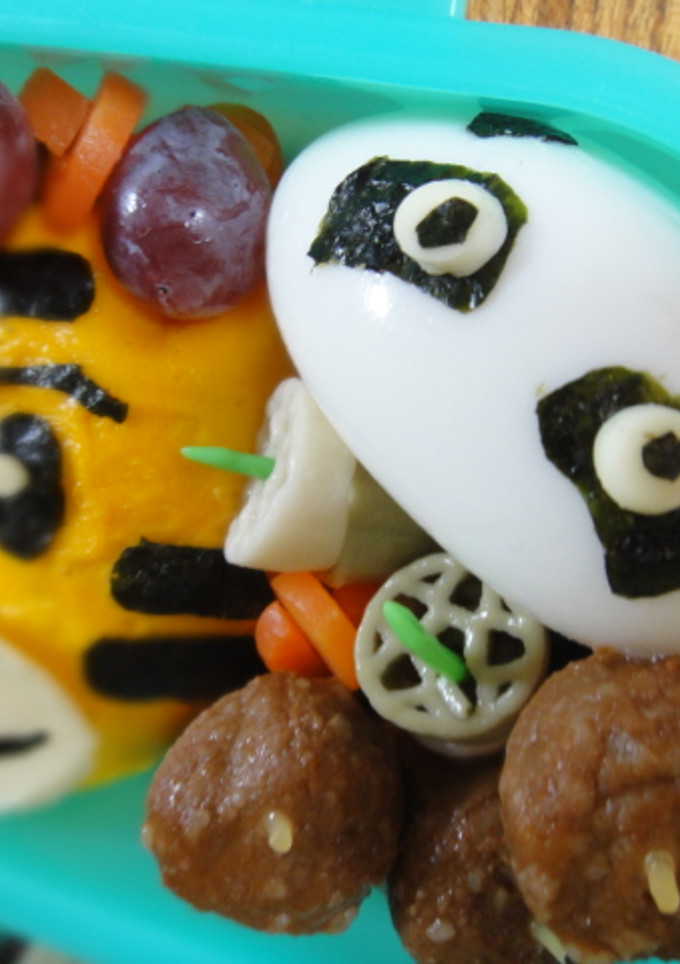 キャラ弁　ゆでたまご　簡単　たれぱんだ-レシピのメイン写真