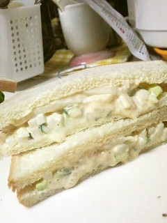 ♪大根と胡瓜の味噌マヨ和えサンド♪-レシピのメイン写真