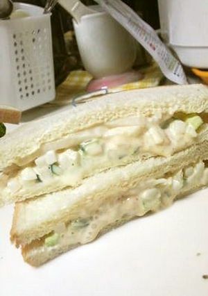 ♪大根と胡瓜の味噌マヨ和えサンド♪-レシピのメイン写真