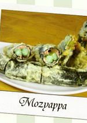 アスパラと明太子の磯辺揚げ-レシピのメイン写真