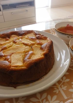 リンゴとヨーグルトのケーキ-レシピのメイン写真