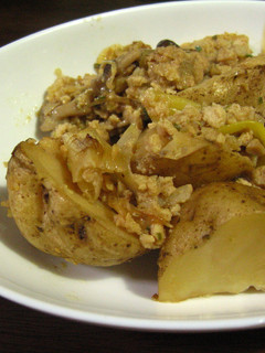 ★揚げじゃがいもと鶏ひき肉の煮物★-レシピのメイン写真