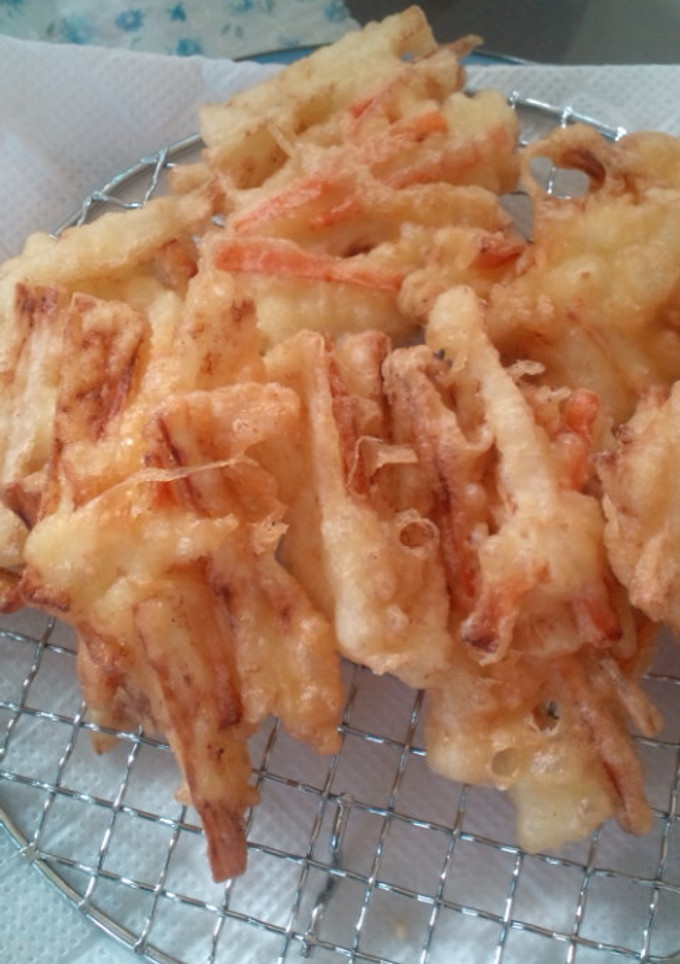 長いもとにんじんのかき揚げ-レシピのメイン写真