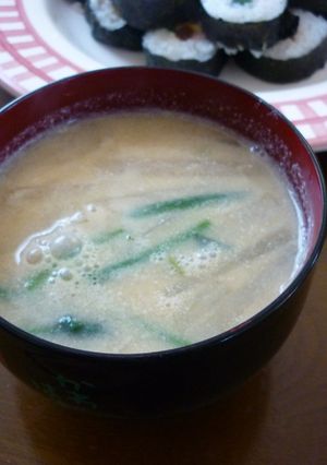 体にやさしい豆乳味噌汁-レシピのメイン写真