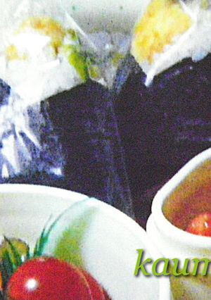 エビフライからしマヨおにぎり！-レシピのメイン写真