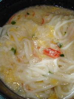 とろろスープでうどん♪-レシピのメイン写真