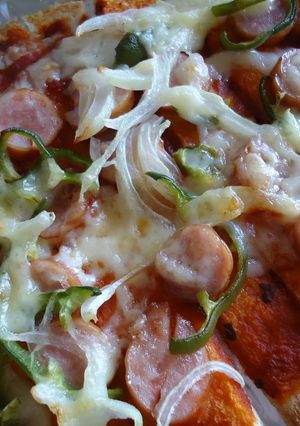 美味しいパンみみピザ作ってみました♪-レシピのメイン写真