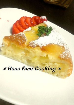 炊飯器で簡単！りんごヨーグルトケーキ☆-レシピのメイン写真