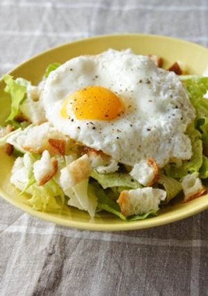 バゲット入りシーザー風サラダ-レシピのメイン写真