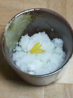 大根の皮の大根おろし ♪残り物処分-レシピのメイン写真
