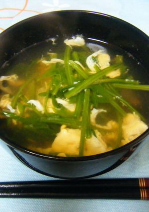 ほうれん草と卵のおすまし-レシピのメイン写真