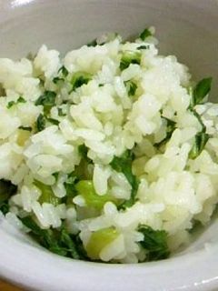 簡単☆シンプル♪大根葉の混ぜご飯*゜-レシピのメイン写真