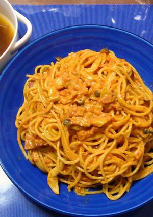 お店の味☆おいしいトマトクリームパスタ-レシピのメイン写真