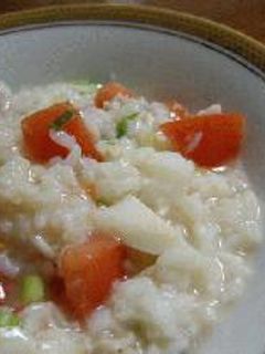 白身魚のリゾット。。。というかおかゆかな?-レシピのメイン写真