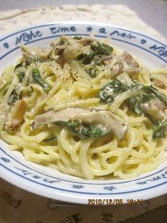 クリームたっぷり!きのこのクリームパスタ-レシピのメイン写真