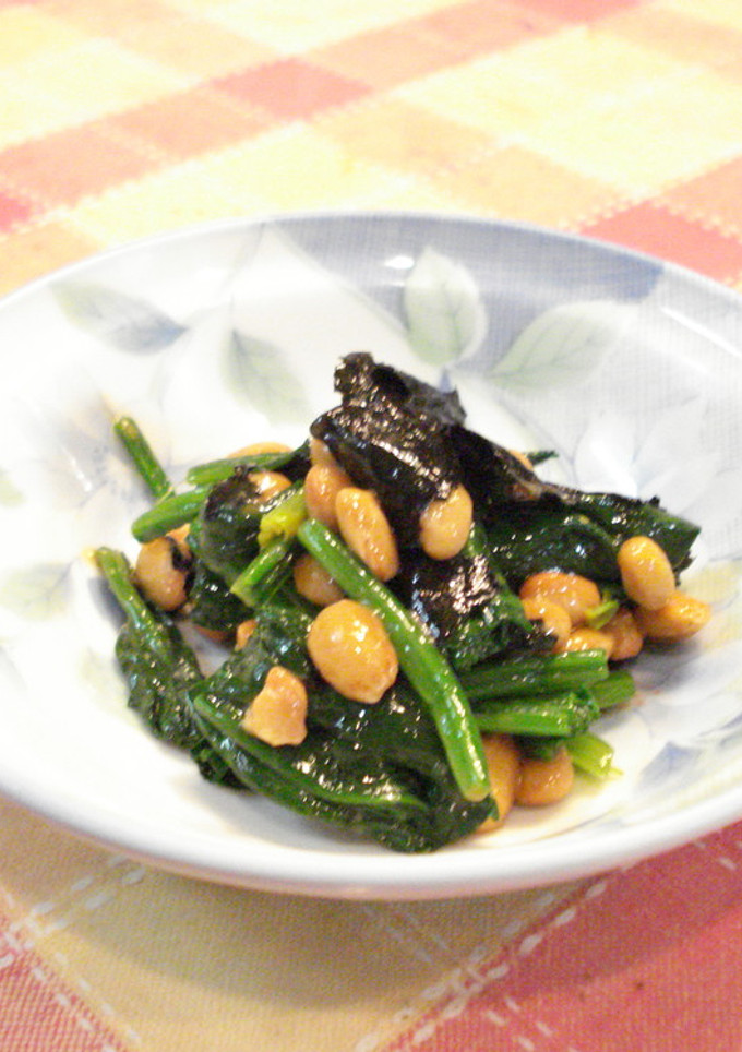 ほうれん草の納豆和え-レシピのメイン写真