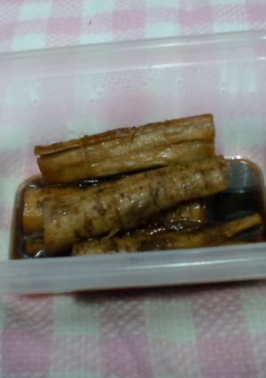 ごぼうのかば焼き風☆お弁当-レシピのメイン写真