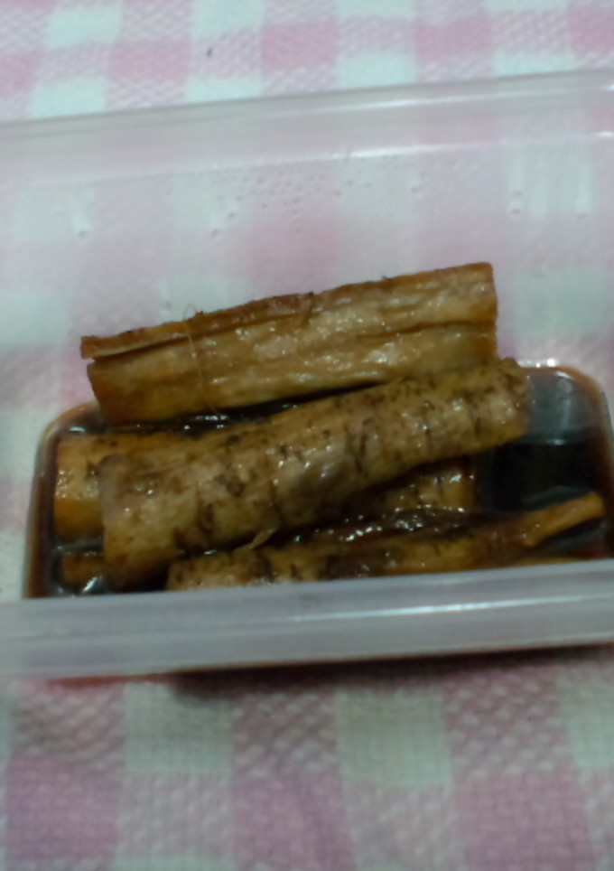 ごぼうのかば焼き風☆お弁当-レシピのメイン写真