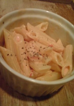 お酒のお供に！豆乳ペンネ-レシピのメイン写真