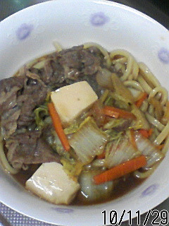 味が染み込み美味〜!簡単すき焼きうどん-レシピのメイン写真