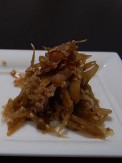 牛肉とゴボウのしぐれ煮-レシピのメイン写真
