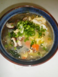 しめじわかめスープの素で和風クッパ!-レシピのメイン写真