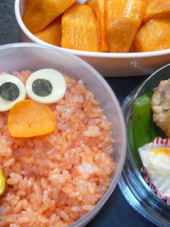 キャラ弁・エルモ♪-レシピのメイン写真