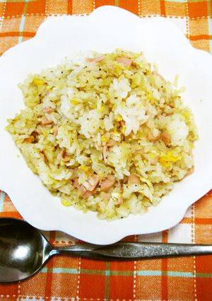 電子レンジで作れる！和風だしチャ—ハン-レシピのメイン写真