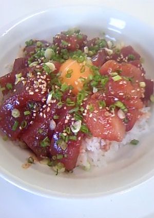 まぐろユッケ丼-レシピのメイン写真