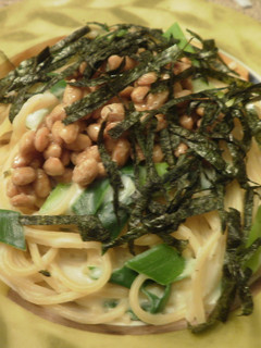 納豆の味噌クリームパスタ-レシピのメイン写真