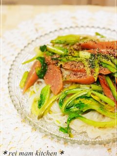✿お弁当に♪塩だれマヨ素麺チャンプルー✿-レシピのメイン写真