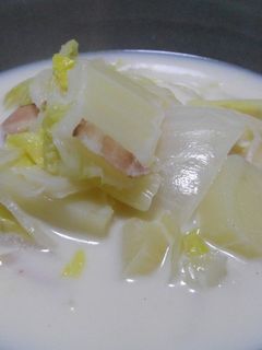白菜のミルクスープ-レシピのメイン写真