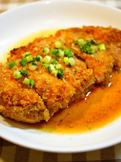 ✿チキンカツの甘辛胡麻煮✿-レシピのメイン写真