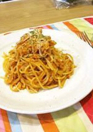 伝家の宝刀§トマトクリームスパゲティー§-レシピのメイン写真