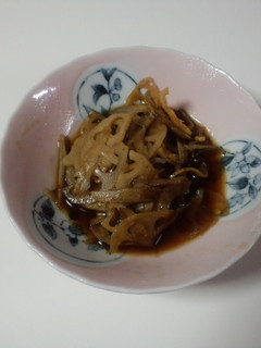 蓮*牛蒡*シャキシャキきんぴら-レシピのメイン写真